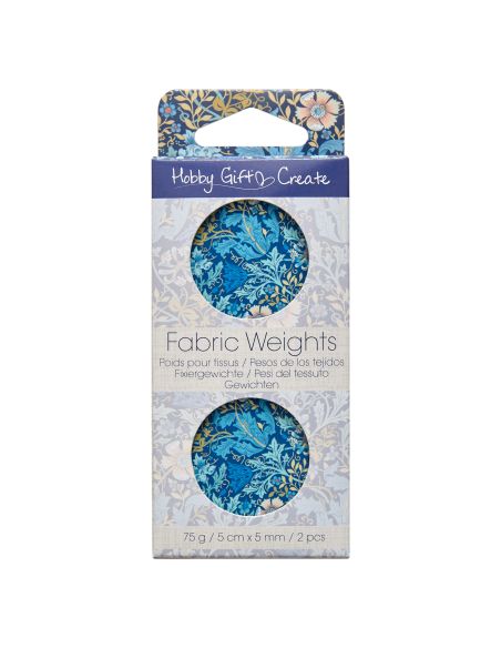 Conjunto de 2 pesos para molde - Coleção flores azuis