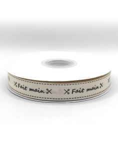 Fita de tafetá etiquetas - Feito à mão ✂️