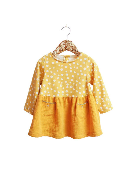 Padrão de vestido Helsinki kids - Ikatee