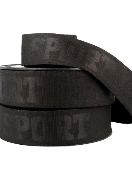 Elástico calção desportivo - Preto