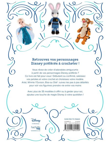 Livro de crochê Disney