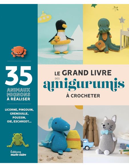 Livro o grande livro dos amigurumis para crochetar
