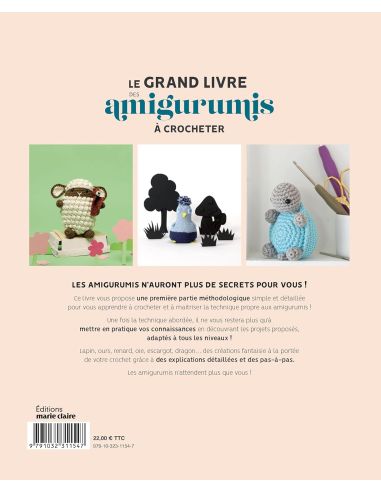 Livro o grande livro dos amigurumis para crochetar
