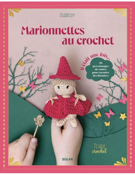 Livro de marionetes em crochê
