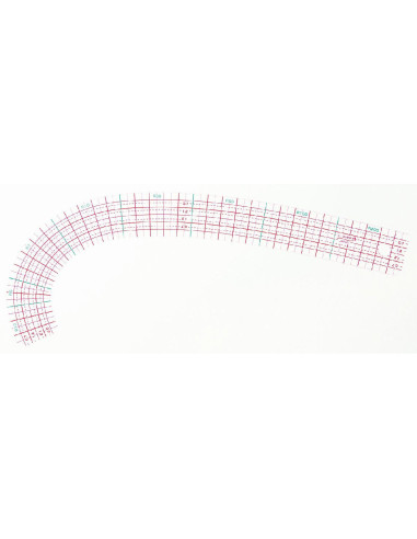 Conjunto de 3 réguas curvas Clover