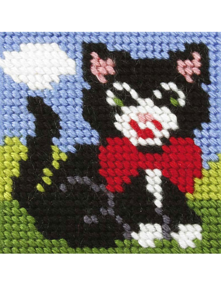Kit de bordado infantil - O gato