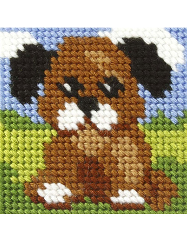 Kit de bordado infantil - O cão