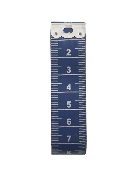 Fita métrica de costura 150 cm - Coleção flores azuis