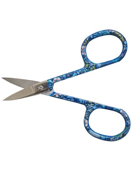 Tesoura de bordado 9 cm - Coleção flores azuis