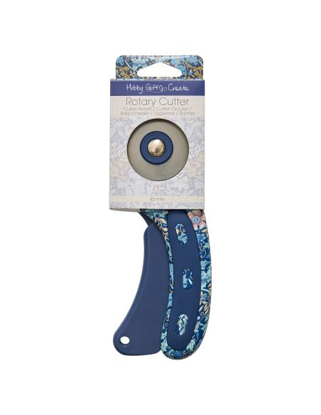 Cortador rotativo 45 mm - Coleção flores azuis