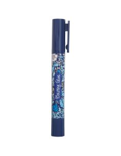 Caneta cola temporária para tecido - Coleção flores azuis 2