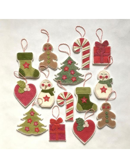 Kit de feltro DIY feliz Natal