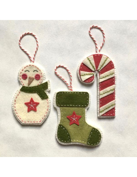 Kit de feltro DIY feliz Natal