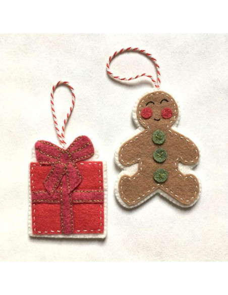 Kit de feltro DIY feliz Natal