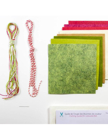 Kit de feltro DIY feliz Natal