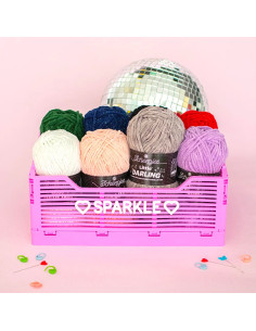 Fio chenille Scheepjes Little Darling Sparkle