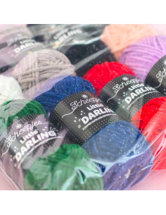 Pacote de 8 novelos Scheepjes Little Darling Sparkle 2