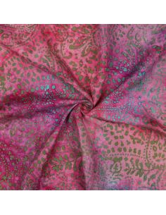 Tecido viscose batik Kaona - Rosa
