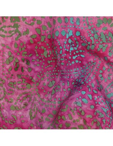 Tecido viscose batik Kaona - Rosa