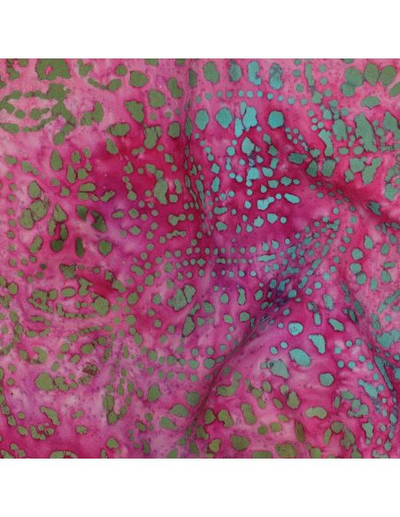 Tecido viscose batik Kaona - Rosa