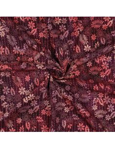 Tecido viscose batik Théa - Cereja