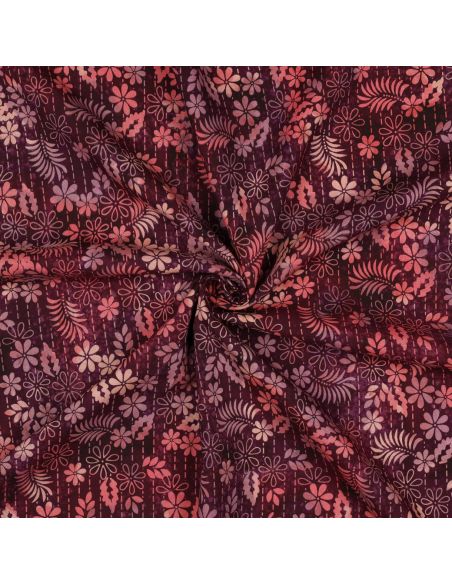 Tecido viscose batik Théa - Cereja