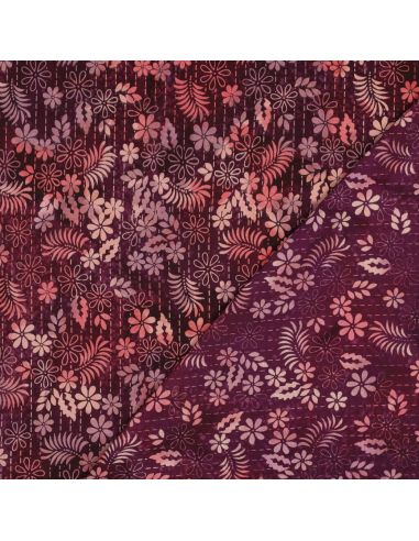 Tecido viscose batik Théa - Cereja