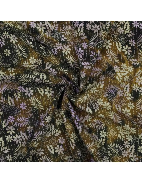 Tecido viscose batik Théa - Verde