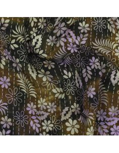 Tecido viscose batik Théa - Verde 2