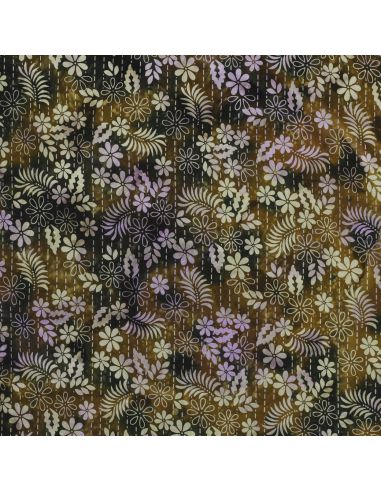 Tecido viscose batik Théa - Verde