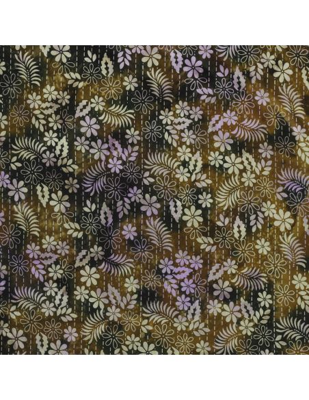 Tecido viscose batik Théa - Verde