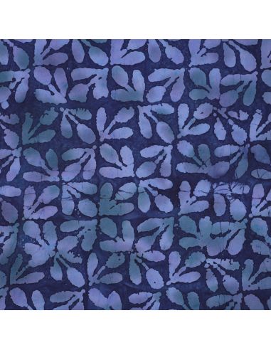 Tecido viscose batik Lagon - Azul marinho