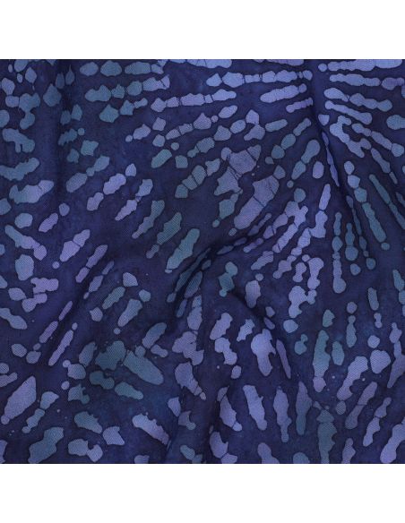 Tecido viscose batik Keona - Azul marinho