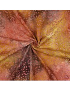 Tecido viscose batik Soléane - Amarelo