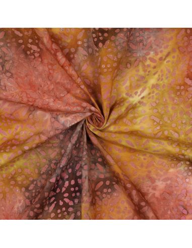 Tecido viscose batik Soléane - Amarelo