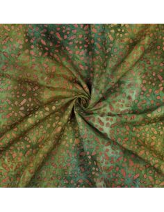 Tecido viscose batik Soléane - Verde
