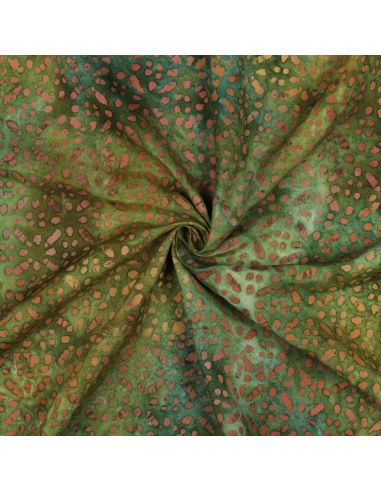 Tecido viscose batik Soléane - Verde