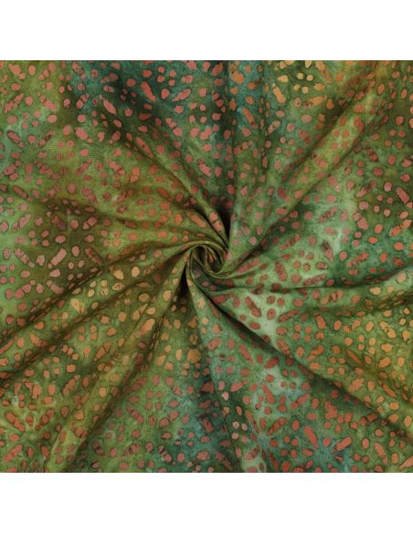 Tecido viscose batik Soléane - Verde