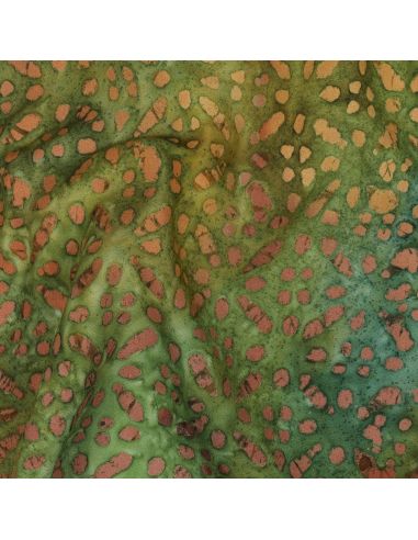Tecido viscose batik Soléane - Verde