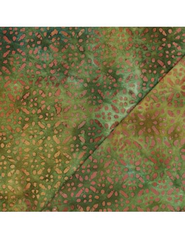 Tecido viscose batik Soléane - Verde