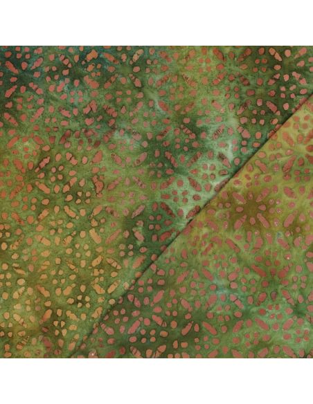 Tecido viscose batik Soléane - Verde