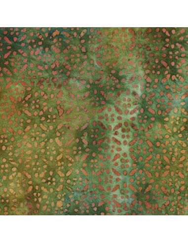 Tecido viscose batik Soléane - Verde