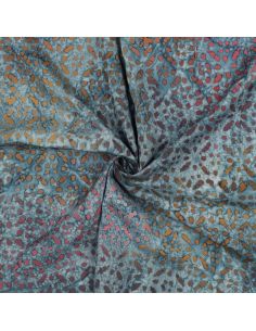 Tecido viscose batik Soléane - Azul