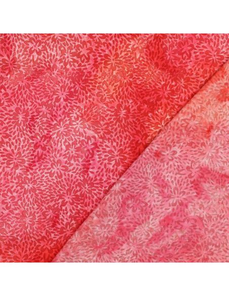 Tecido viscose batik Vaiana - Vermelho