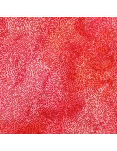 Tecido viscose batik Vaiana - Vermelho
