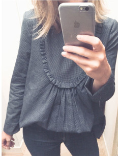 Padrão de vestido, blusa ou t-shirt Ida Mum - Ikatee