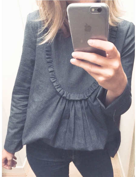 Padrão de vestido, blusa ou t-shirt Ida Mum - Ikatee