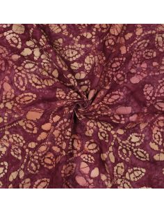 Tecido de algodão batik Méline - Cereja