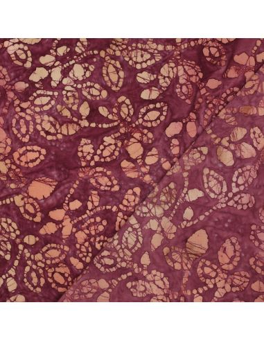 Tecido de algodão batik Méline - Cereja