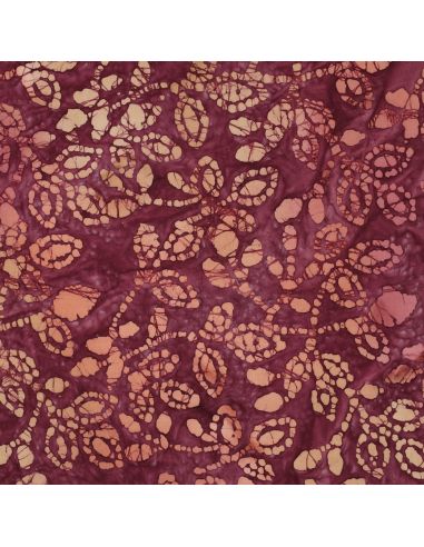 Tecido de algodão batik Méline - Cereja